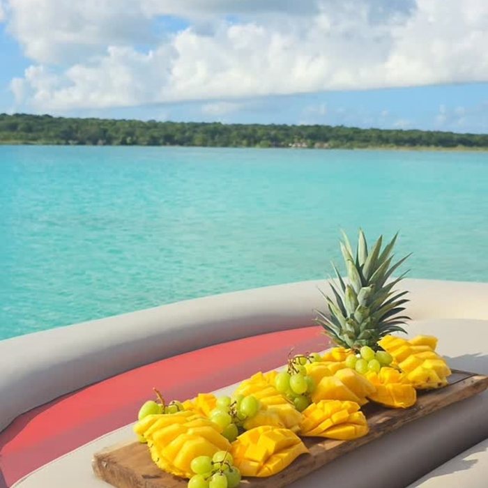 Fruta fresca a bordo